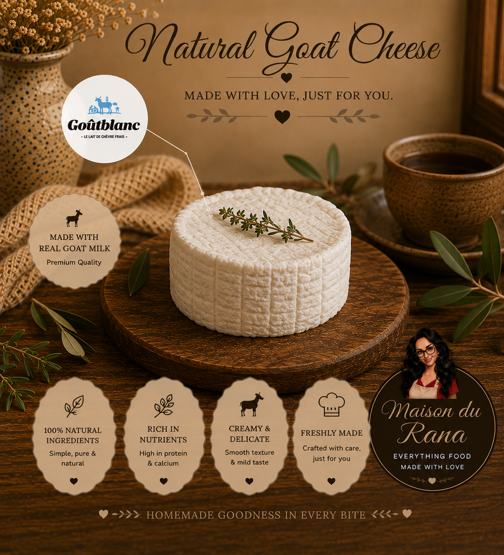 Natural Goat Cheese by Goûtblanc — Maison du Rana