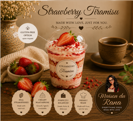 Mango Tiramisu Cup — Maison du Rana