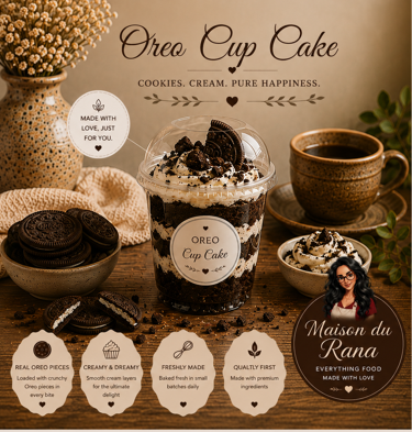 Oreo Cup Cake — Les Cupcakes en Tasse by Maison du Rana