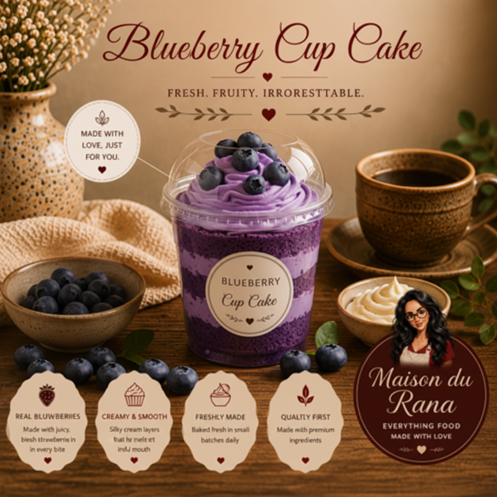 Blueberry Cup Cake