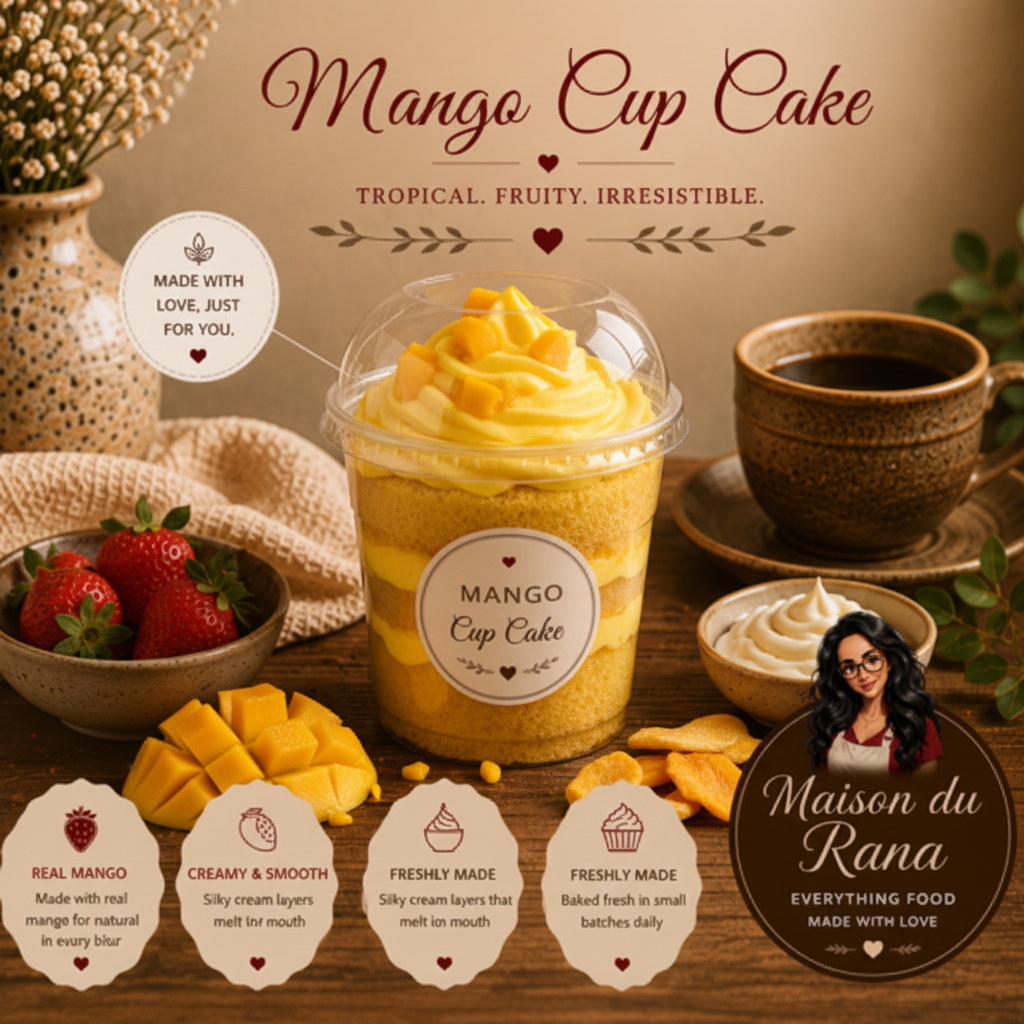 Mango Cup Cake
