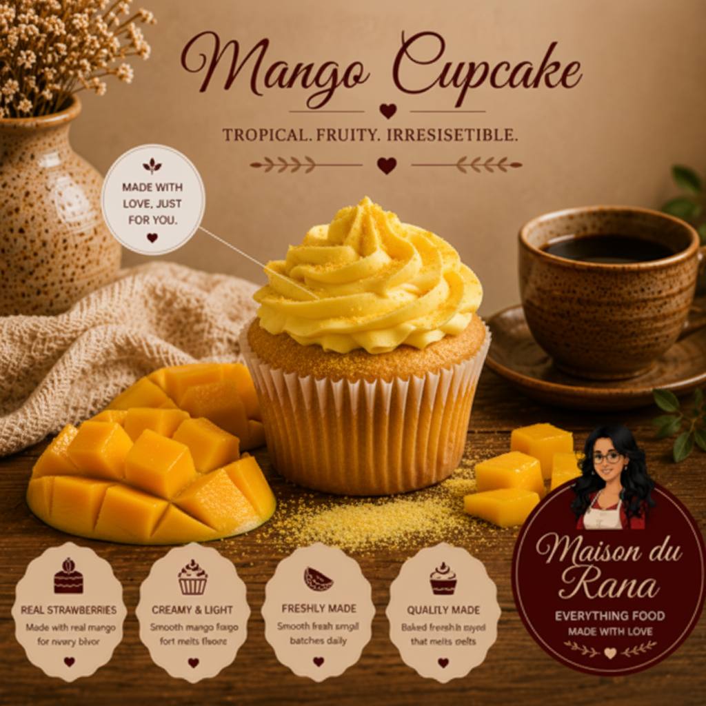Mango Cupcake